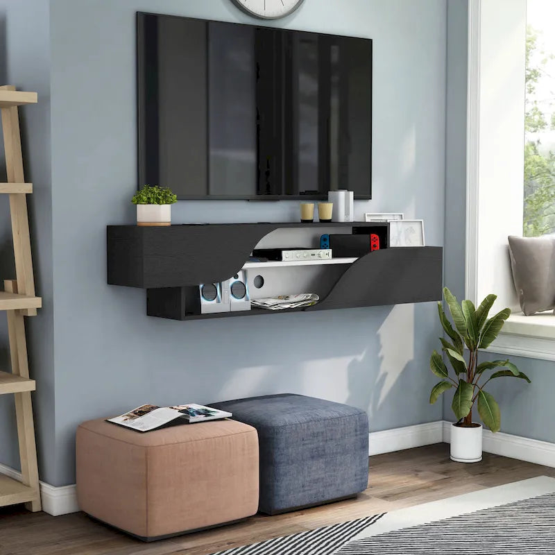 59-Inch 2-Shelf Floating TV Stand