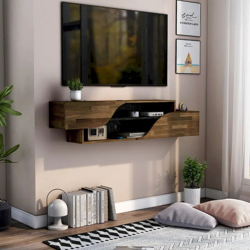 59-Inch 2-Shelf Floating TV Stand