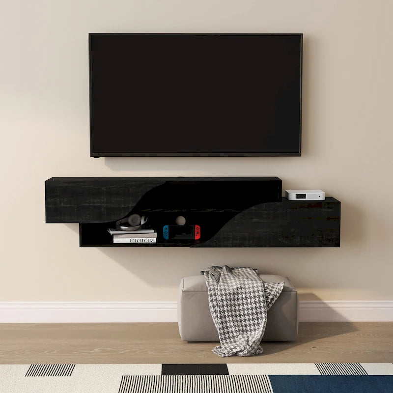 59-Inch 2-Shelf Floating TV Stand