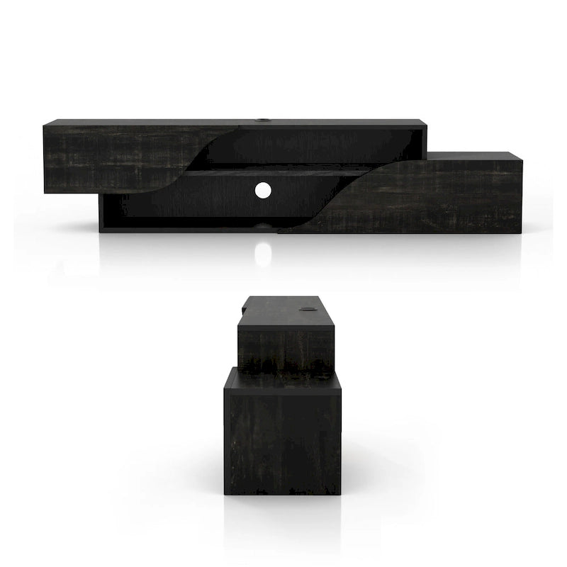 59-Inch 2-Shelf Floating TV Stand