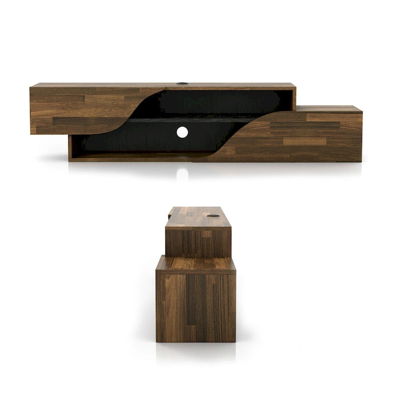 59-Inch 2-Shelf Floating TV Stand