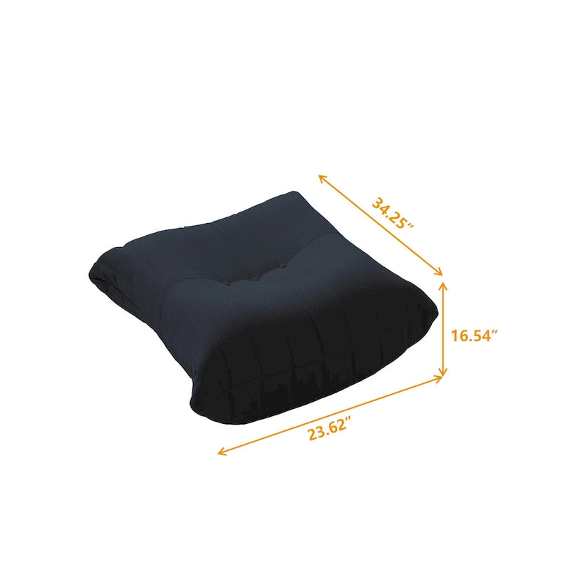 Frameless Teddy Fabric Floor Sofa — Seating for Living Room & Bedroom