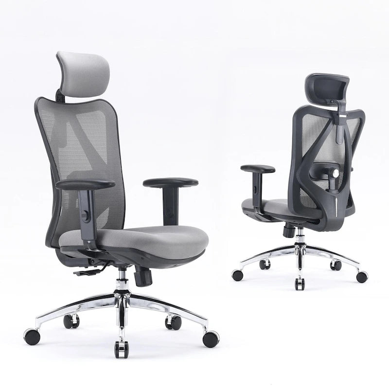High-Back Ergonomic Mesh Office Chair with Adjustable Lumbar Support