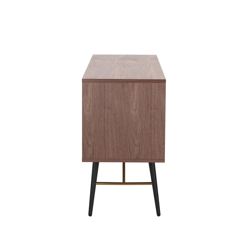 Credenza e mobile contenitore da cucina in stile moderno di metà secolo, mobile TV