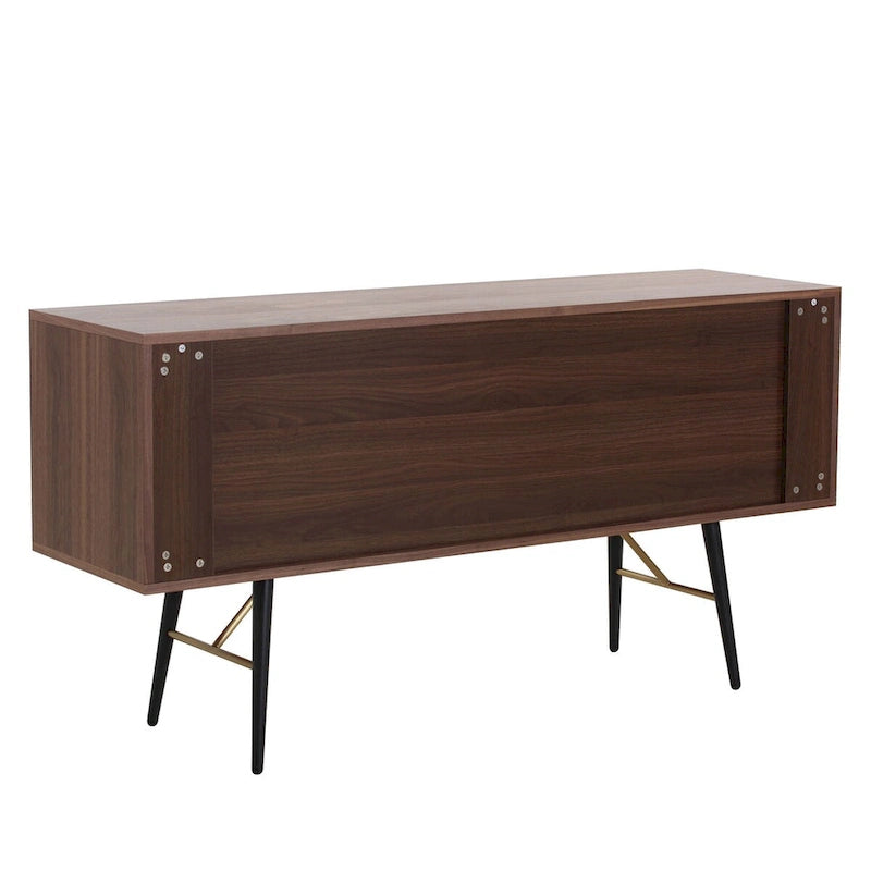 Credenza e mobile contenitore da cucina in stile moderno di metà secolo, mobile TV